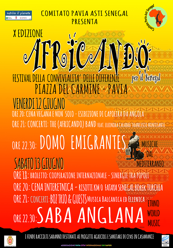 Africando 2015 12 13 giugno a Pavia